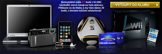 Klubu sázkařů na Sportingbet!